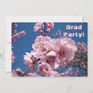 ¡Fiesta de Graduación! Invitaciones Rosas Flor de 