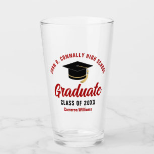 Fiesta de Graduación Personalizada de Graduado Roj