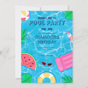 Fiesta de grupo de Guay   Invitación de cumpleaños