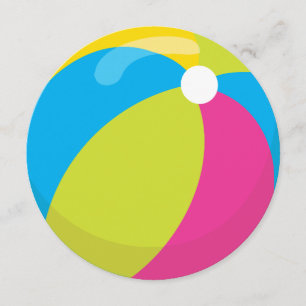 Fiesta de grupo  Invitación a Beach Ball