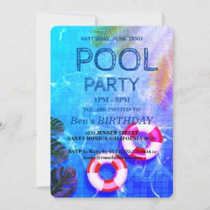 Fiesta de grupo Invitación de cumpleaños para na