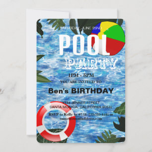 Fiesta de grupo   Invitación de cumpleaños para na