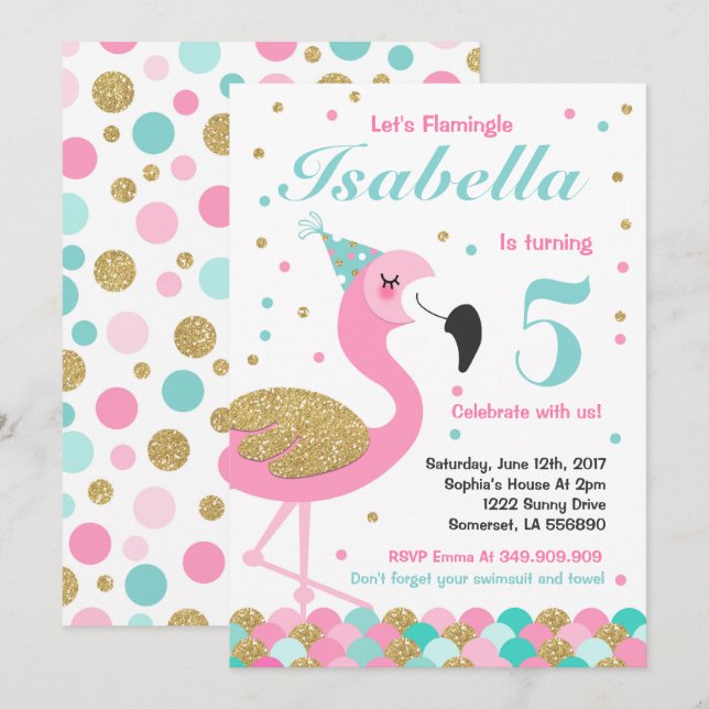 Fiesta de grupo temático de invitación de cumpleañ (Anverso / Reverso)