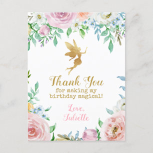Fiesta de hadas gracias a las tarjetas postales