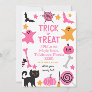 Fiesta de Halloween, atractiva invitación