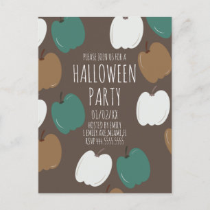 Fiesta de Halloween Calabazas de Otoño Tarjeta Pos