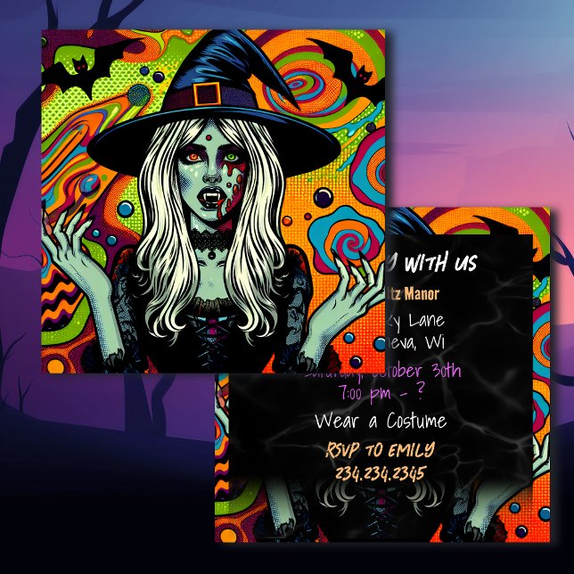 Fiesta de Halloween de Brujas Psicodélicas (Subido por el creador)