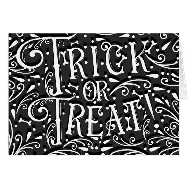 Fiesta de Halloween de los huesos de chalk ventila (Anverso (Horizontal))