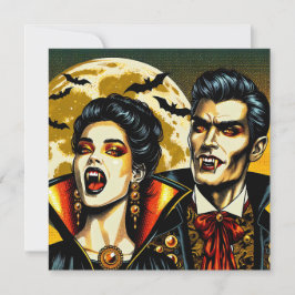 Fiesta de Halloween de vampiros y murciélagos 