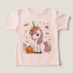 Fiesta de Halloween del Unicornio Rosa Feliz Escue