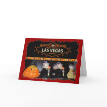 Fiesta De Halloween En La Tarjeta Las Vegas