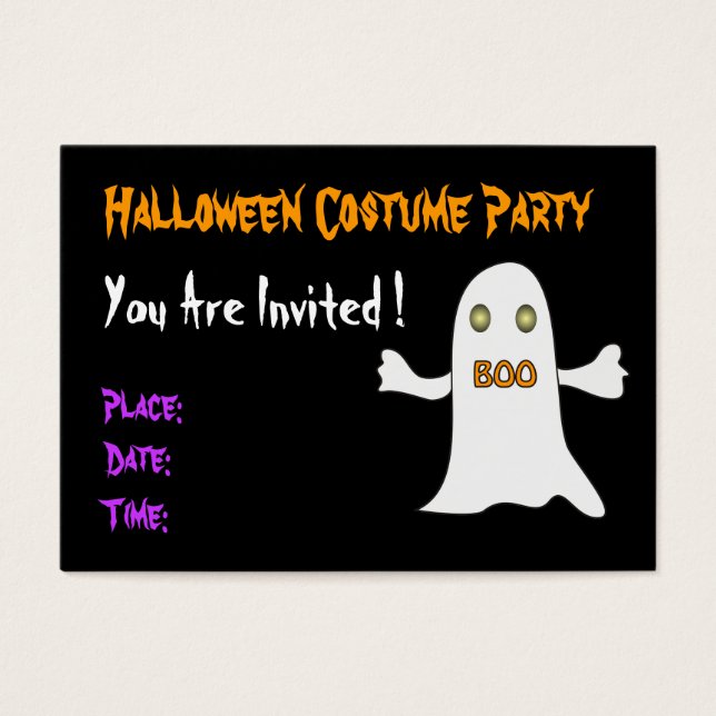 Fiesta de Halloween - Invitación (Frente)