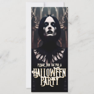 Fiesta de Halloween – Invitación oscura gótica