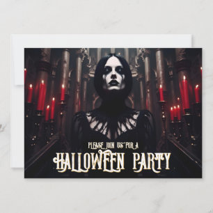 Fiesta de Halloween – Invitación oscura gótica