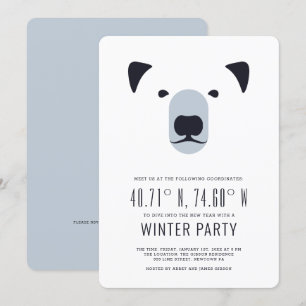 Fiesta de Invierno   Invitación de Coordenadas Pol