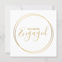 Fiesta de invitación de compromiso de anillos de o