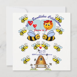 fiesta de invitación de cumpleaños de niños bumble