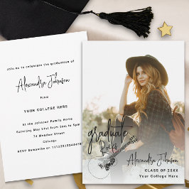 Fiesta de Invitación de graduación de fotografía m