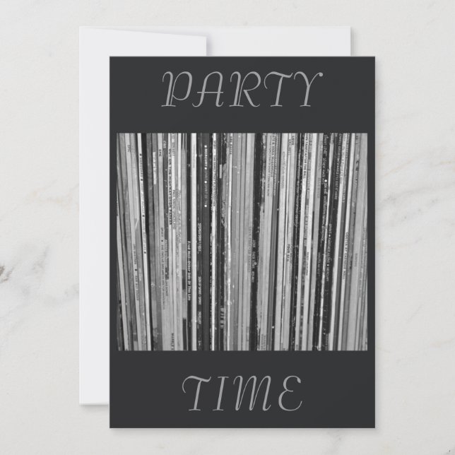 Fiesta de invitaciones a la hora de álbumes/LP (Anverso)