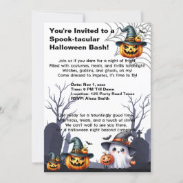 Fiesta de invitaciones de Halloween