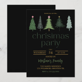 Fiesta de invitaciones para fiestas de navidades