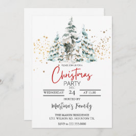 Fiesta de invitaciones para fiestas de navidades