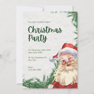 Fiesta de invitaciones para fiestas de navidades