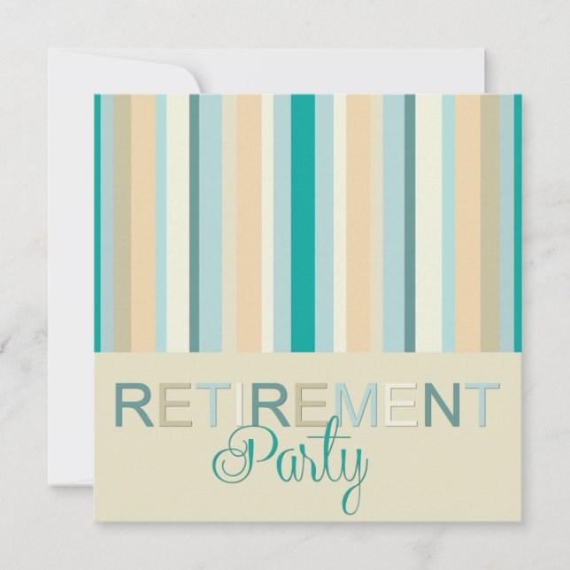Fiesta de Jubilación Bandas de Invitación (Anverso)
