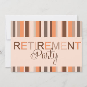 Fiesta de Jubilación Bandas de Invitación