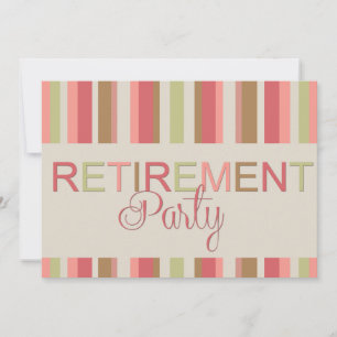 Fiesta de Jubilación Bandas de Invitación