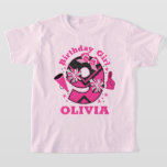 Fiesta de la camiseta animadora Nineth Birthday Ch<br><div class="desc">Celebrar el cumpleaños con esta camiseta especial,  diseño personalizado</div>