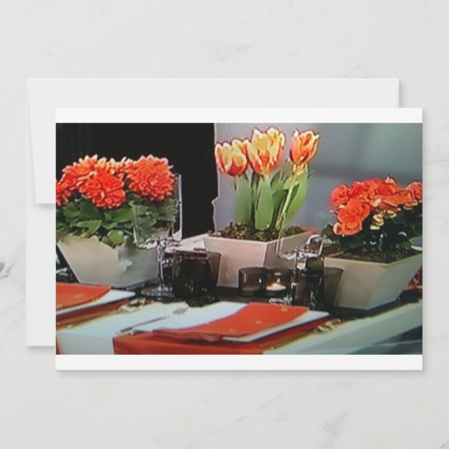 FIESTA DE LA CASA / INVITACIÓN DE LA PARTE COCKTAI (Anverso)