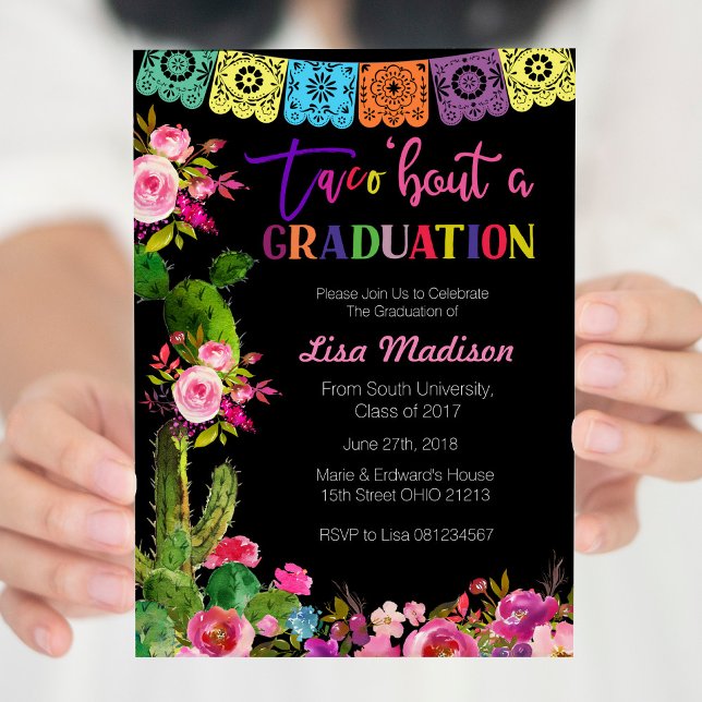 Fiesta de la invitación a la fiesta de graduación  (Subido por el creador)