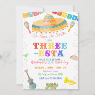 Fiesta de la Invitación de Cumpleaños de Tres Días