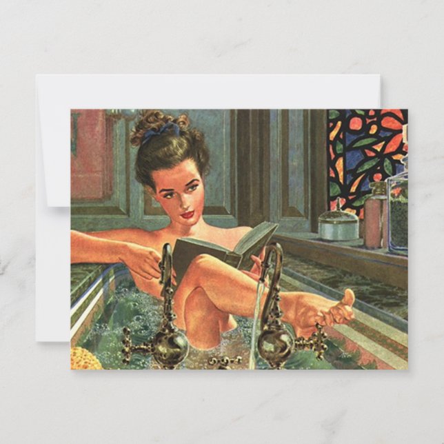 Fiesta de la invitación de la relajación del (Anverso)