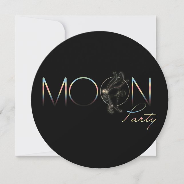 Fiesta de la Luna - Tarjeta de invitación (Anverso)