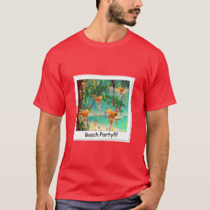 ¡Fiesta de la playa!!! Camiseta