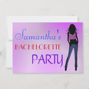 Fiesta de la soltera / Invitación nocturna de la g