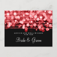 Fiesta de la tarjeta de consejo del boda Sparkles 