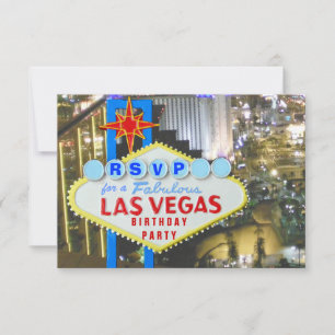 Fiesta de Las Vegas RSVP cumpleaños 21