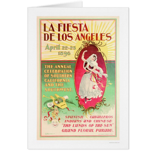 Fiesta de Los Ángeles 1896 del La (Frente)