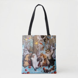 Fiesta de los animales del baile en la bolsa de