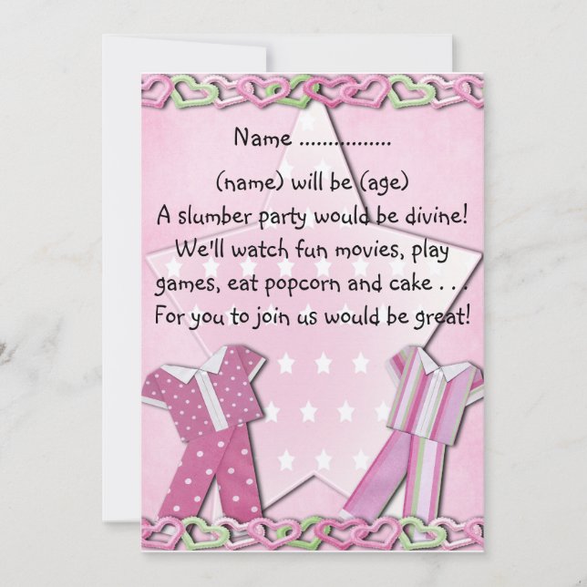 Fiesta de madera - Invitación (Anverso)