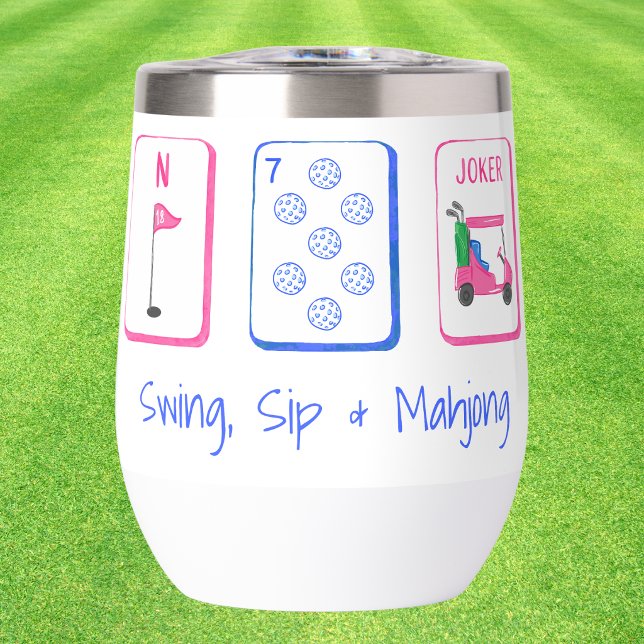 Fiesta de Mahjong con tema de golf / Swing, Sip, M (Subido por el creador)