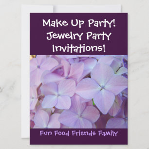 ¡Fiesta de Maquillaje! Invitaciones Joyería Fiesta