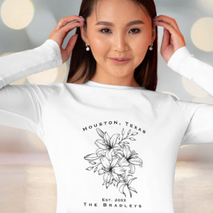 Fiesta de matrimonio coincidente Keepsake- Camisa 