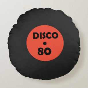 Fiesta de música disco de almohada redonda de plaq