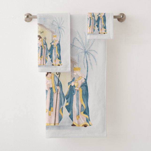 Fiesta de natividad dorada y azul  (In situ)