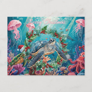 Fiesta de Navidad Bajo el Mar de las Tortugas