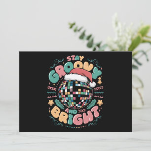 Fiesta de Navidad Groovy Mantente Groovy y Brillan